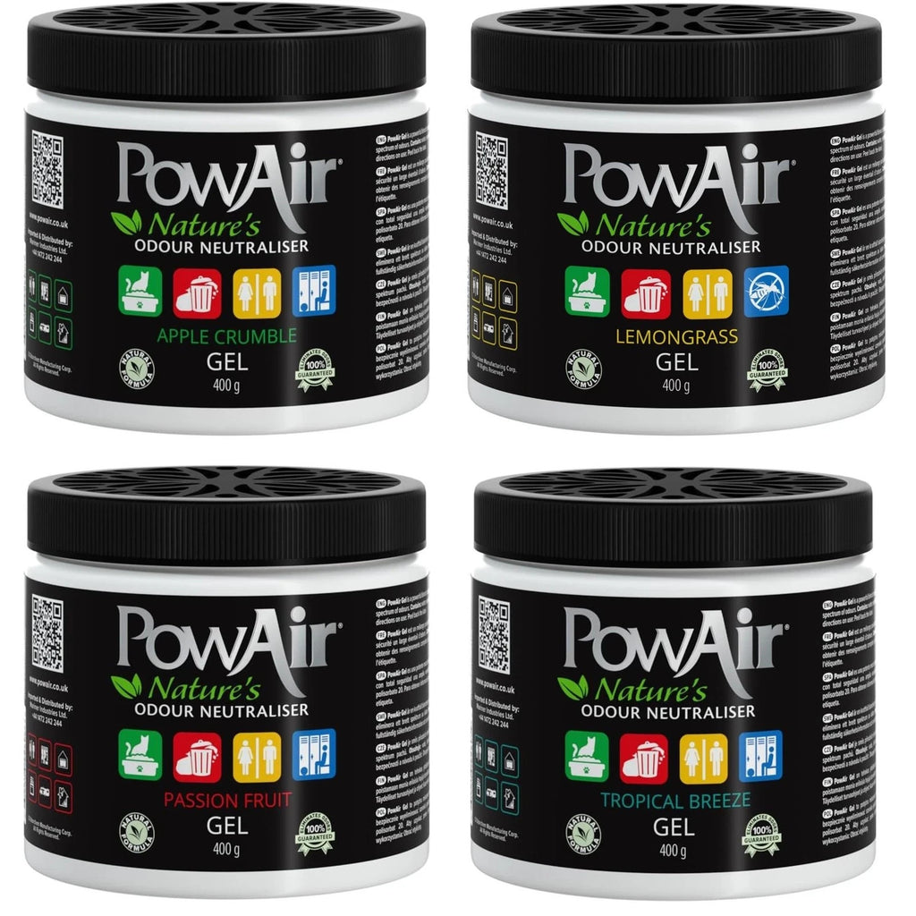 Odour Neutraliser Natural Pet Safe Remove Bad Smells Guaranteed PowAir Gel