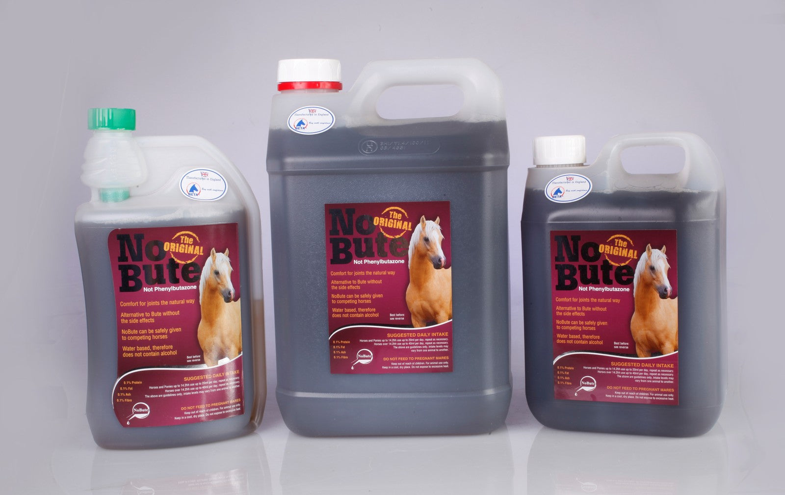 NO BUTE Devils Claw ARTHRITIS supplement NOBUTE 1, 2.5, 5 Litre