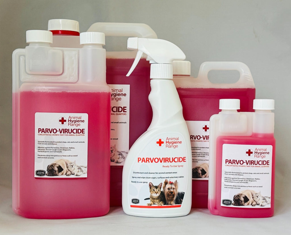Parvo-Virucide-THE Ultimate kennel disinfectant highly concentrated 1:100