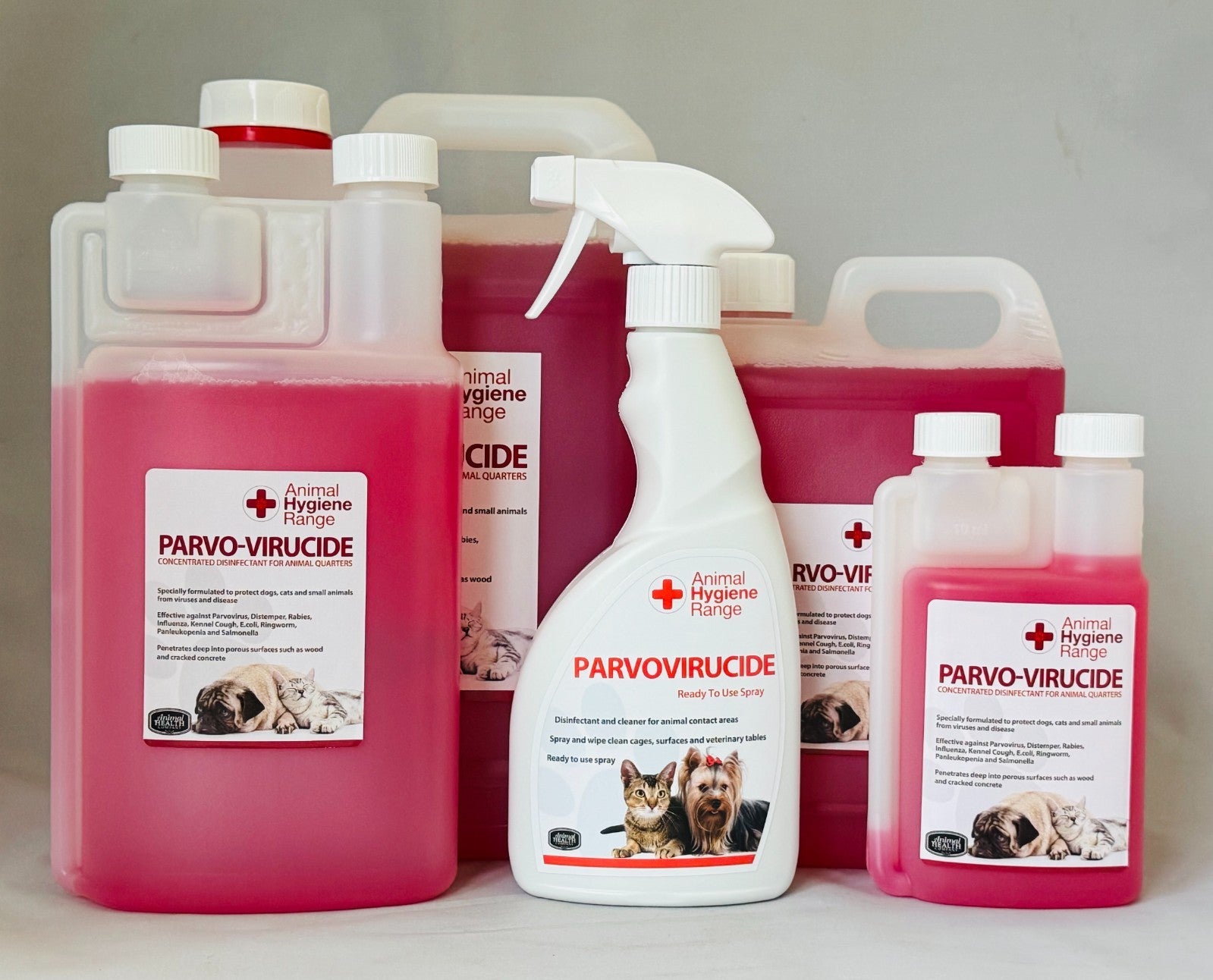 Parvo-Virucide-THE Ultimate kennel disinfectant highly concentrated 1:100