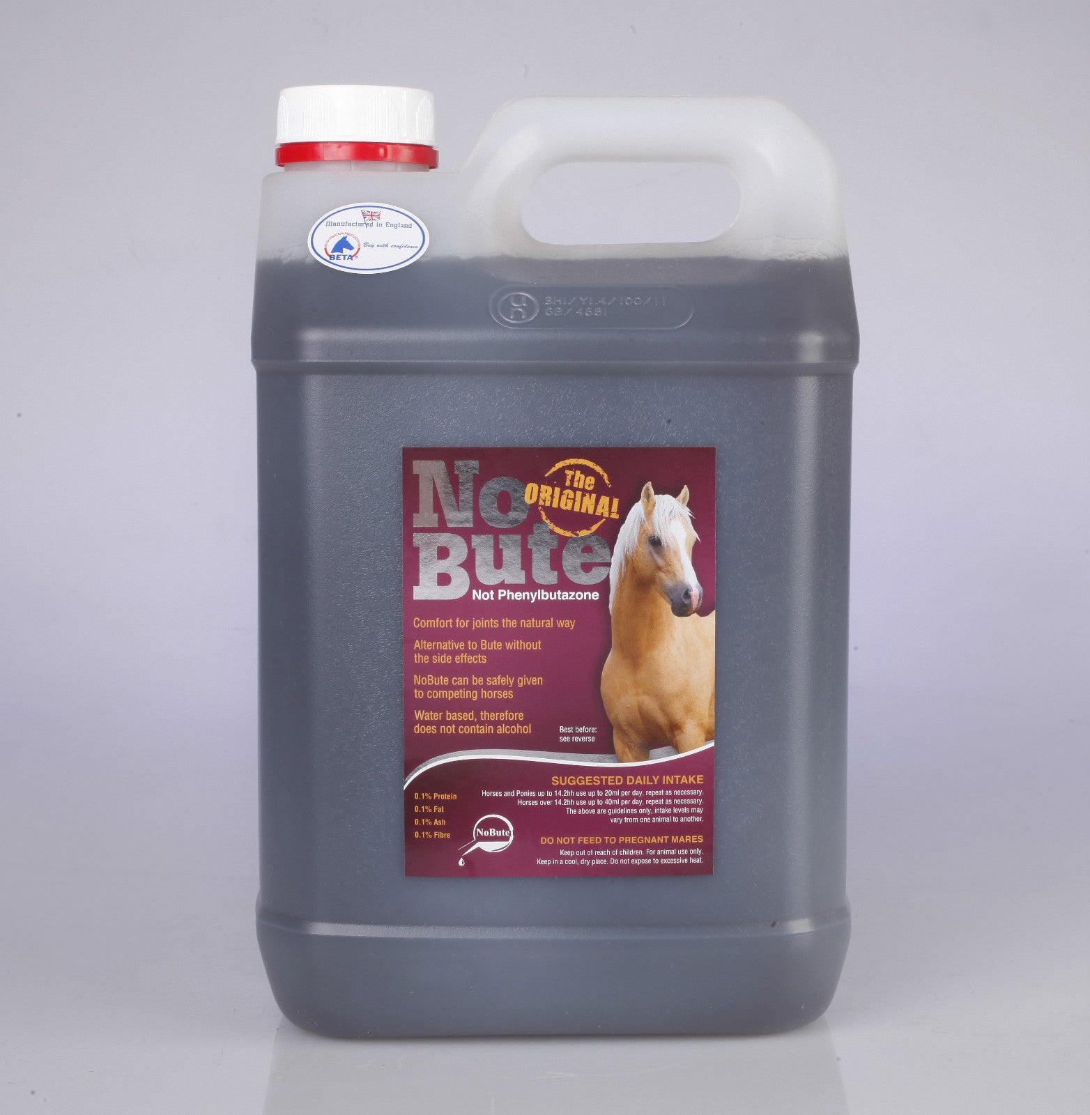 NO BUTE Devils Claw ARTHRITIS supplement NOBUTE 1, 2.5, 5 Litre